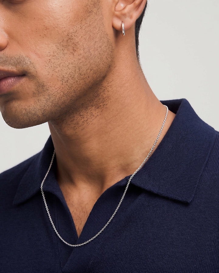 Cable Chain Necklace model