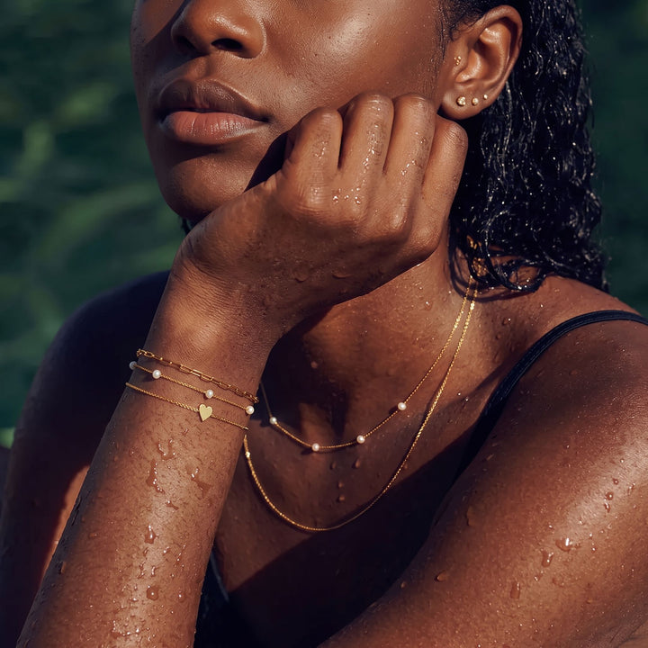 Pearl Station Bracelet model