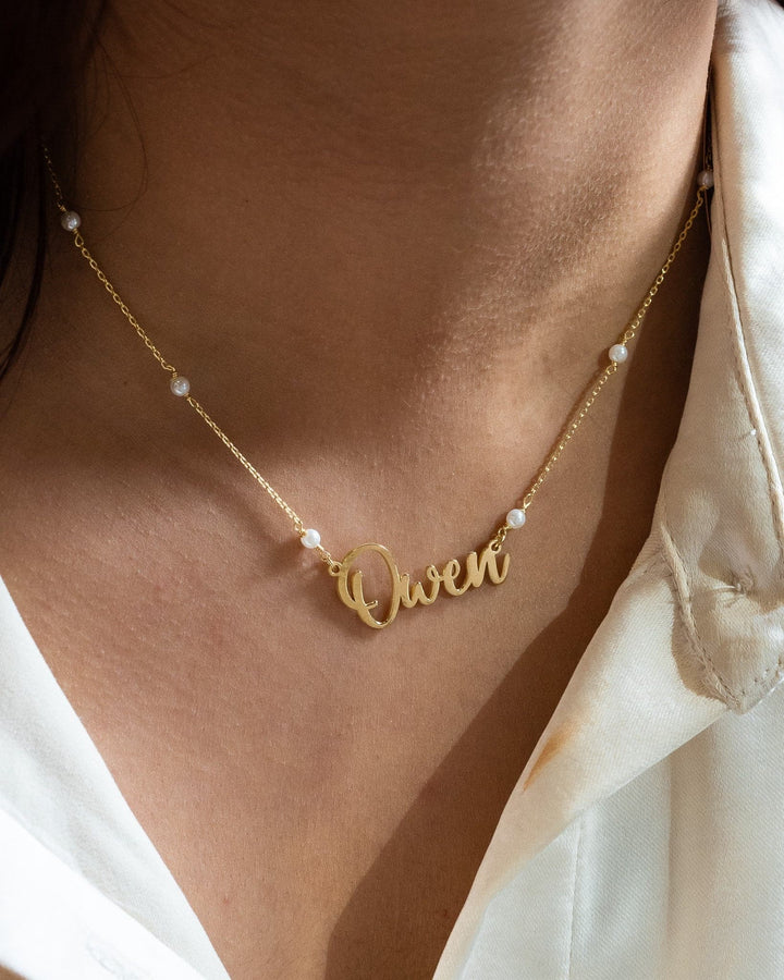 Country Name Necklace model
