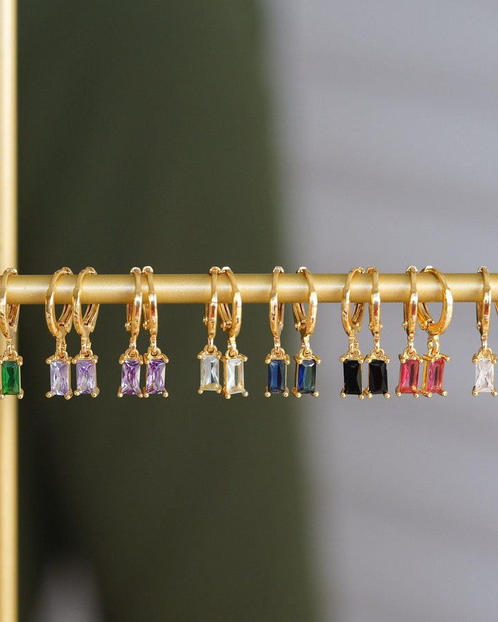Diamond Zircon Earrings model