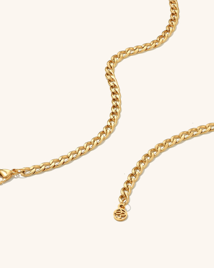 Curb Chain Necklace model