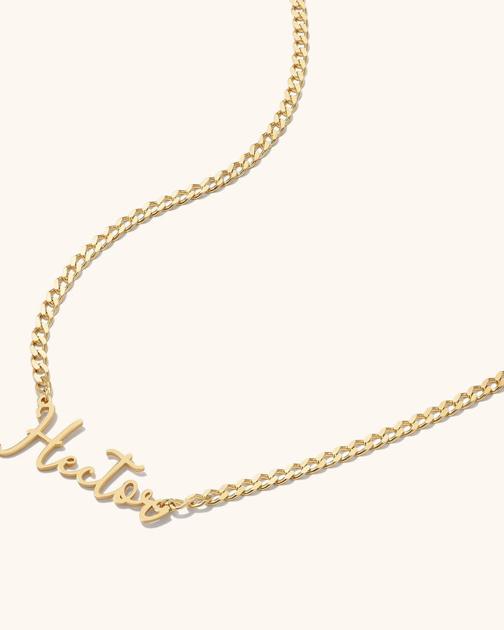 Samantha Name Necklace model