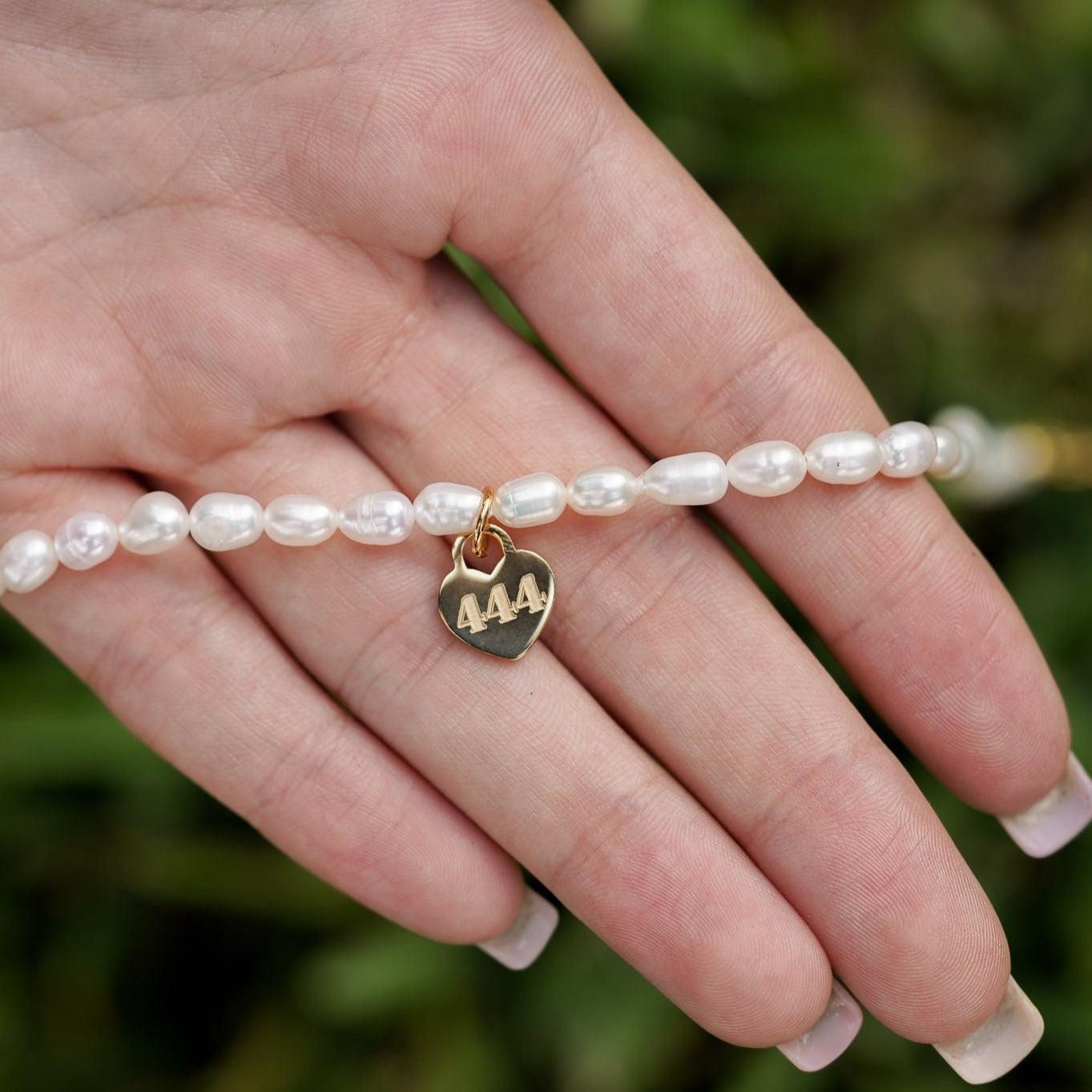 Angel Number Pearl Necklace