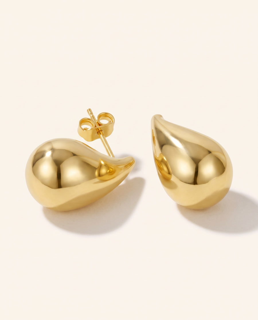 Teardrop Stud Earrings