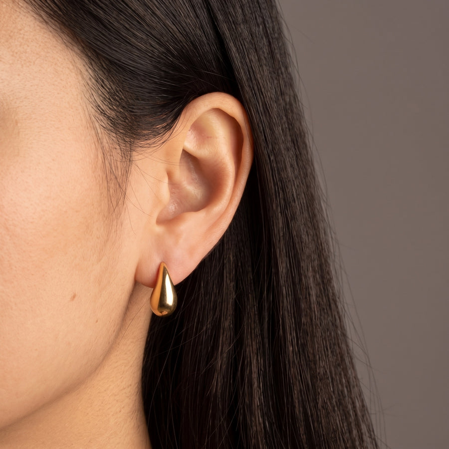 Teardrop Stud Earrings