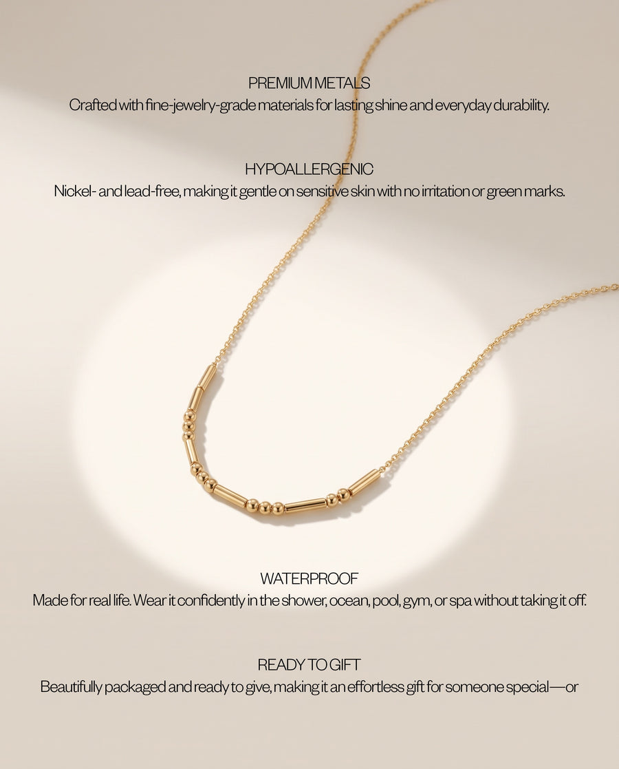 Morse Code Necklace