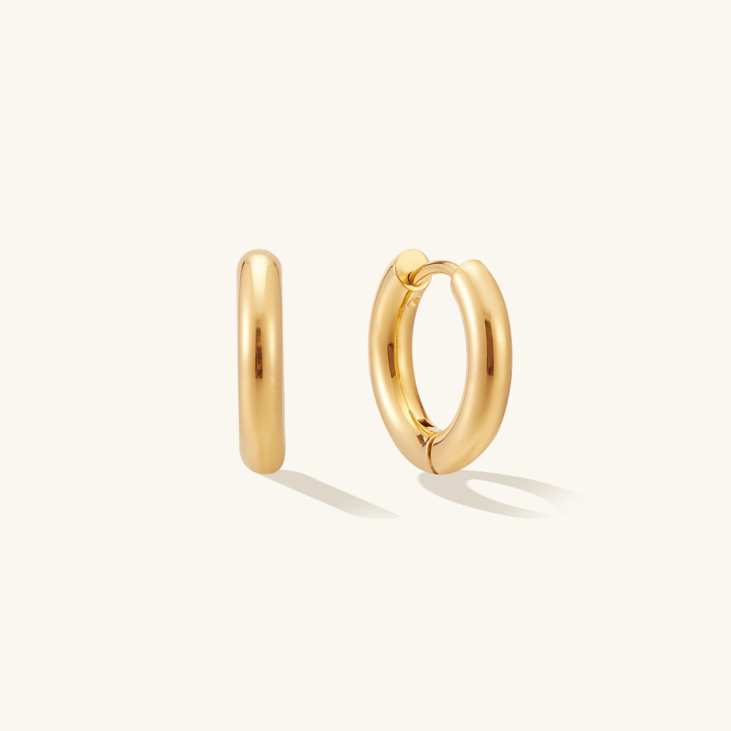 Simple Hoops - 10mm | Gold Plated