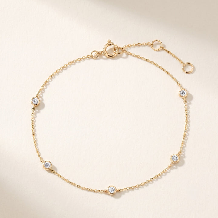 Birthstone Bezel Bracelet