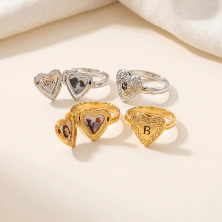 Heart Locket Ring model