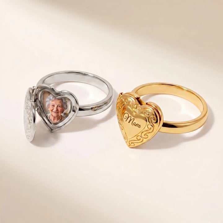 Heart Locket Ring