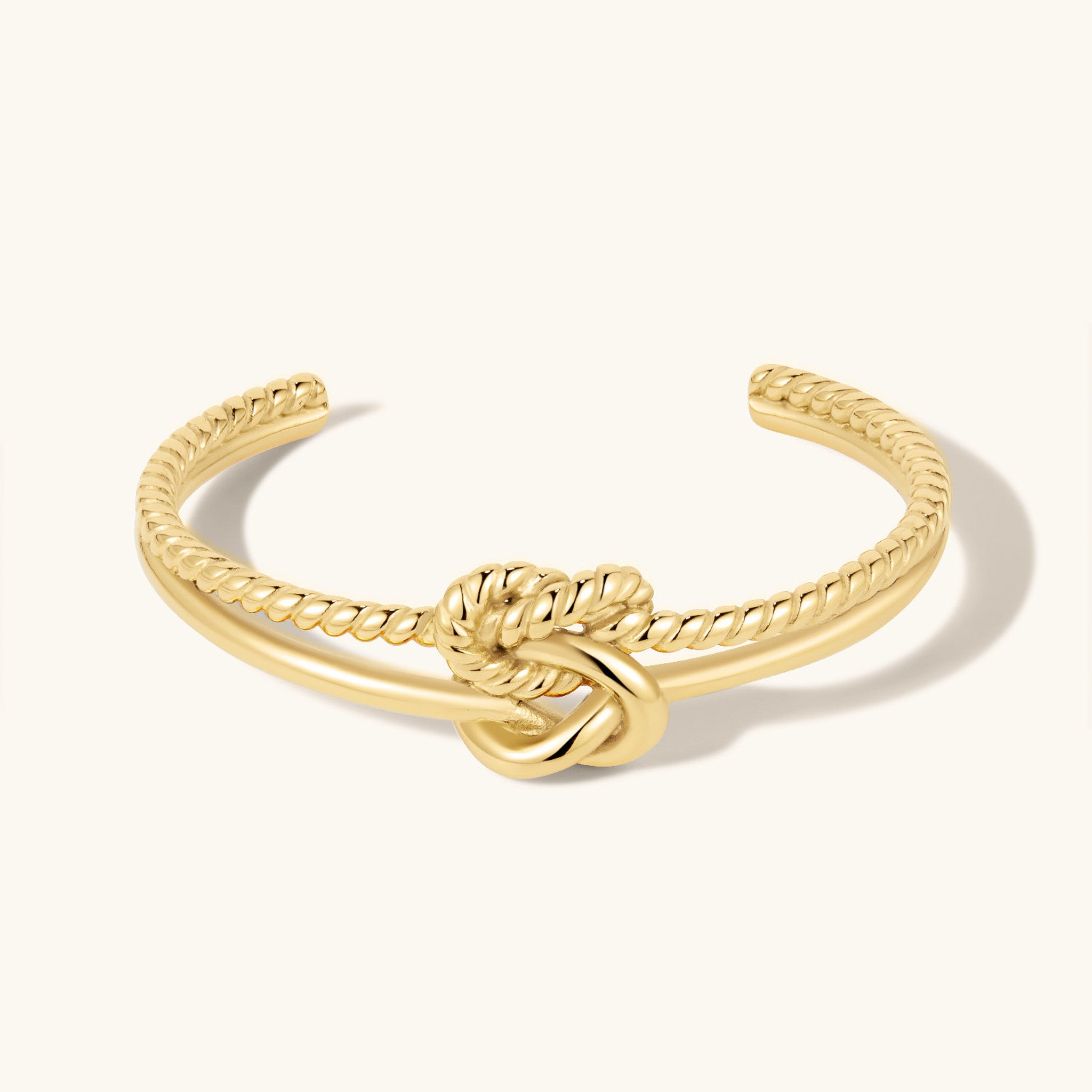 Smooth Knot Cuff Bracelet- Waterproof main image 1