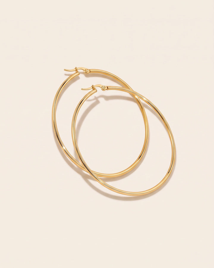 Large Thin Hoops