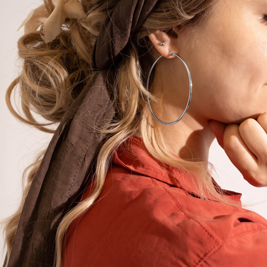 Large Thin Hoops