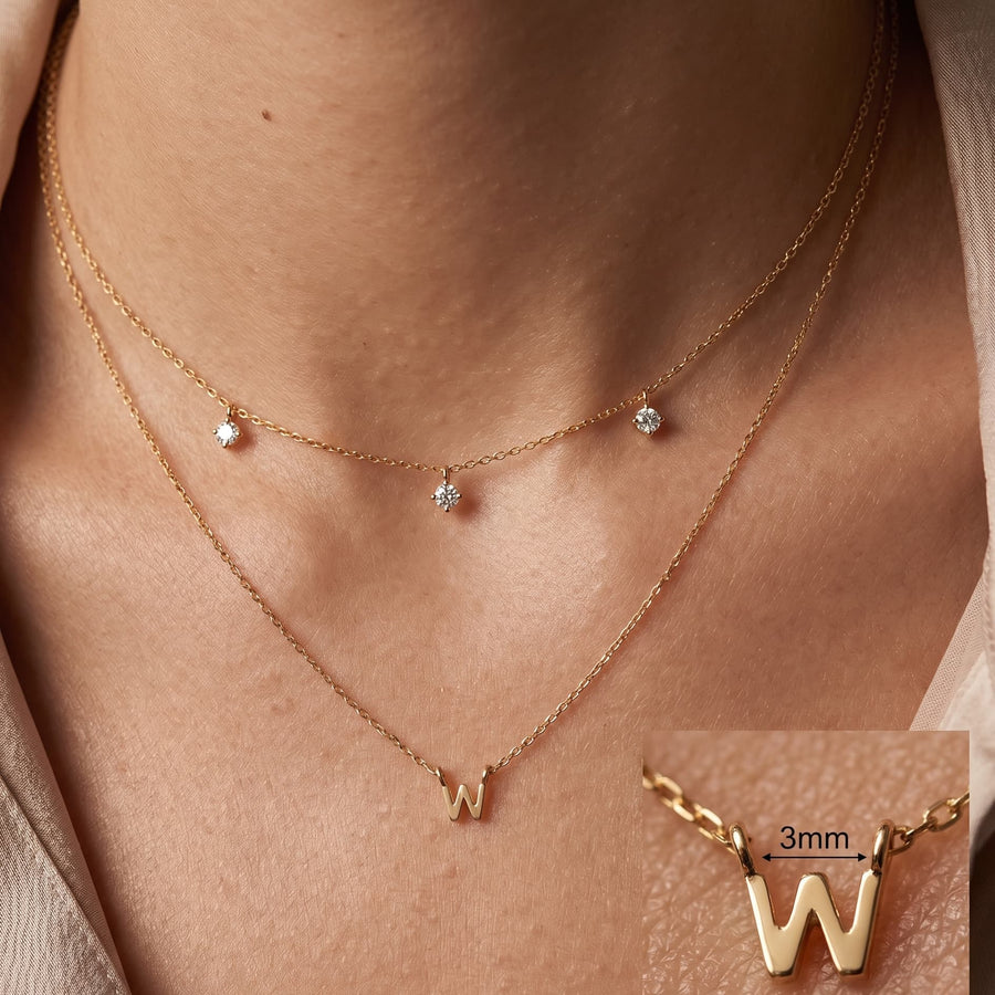 Petite Initial Necklace