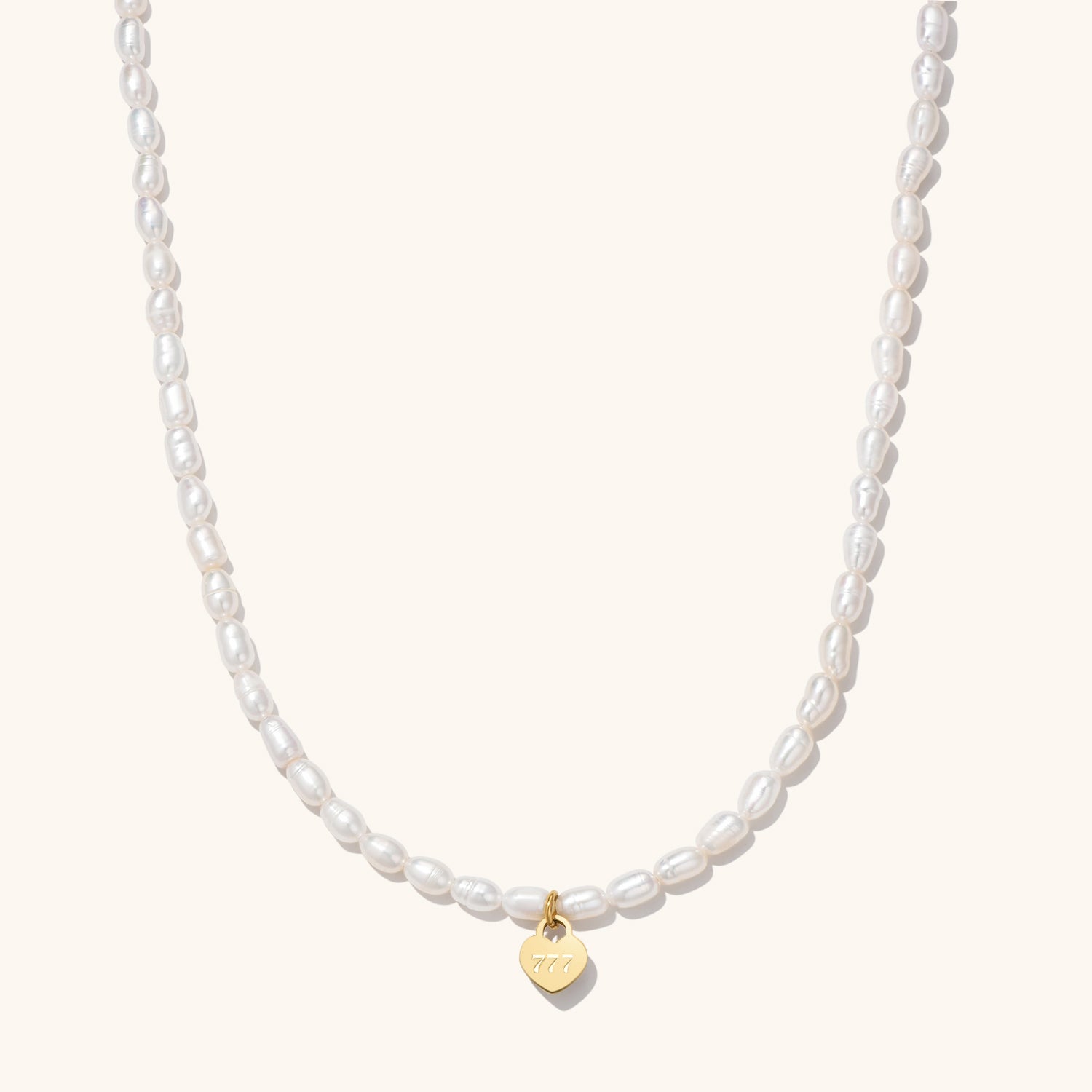 Angel Number Pearl Necklace