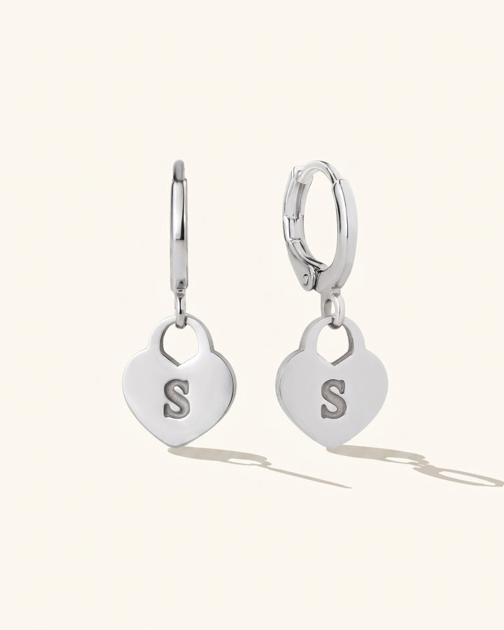 Engravable Heart Earrings