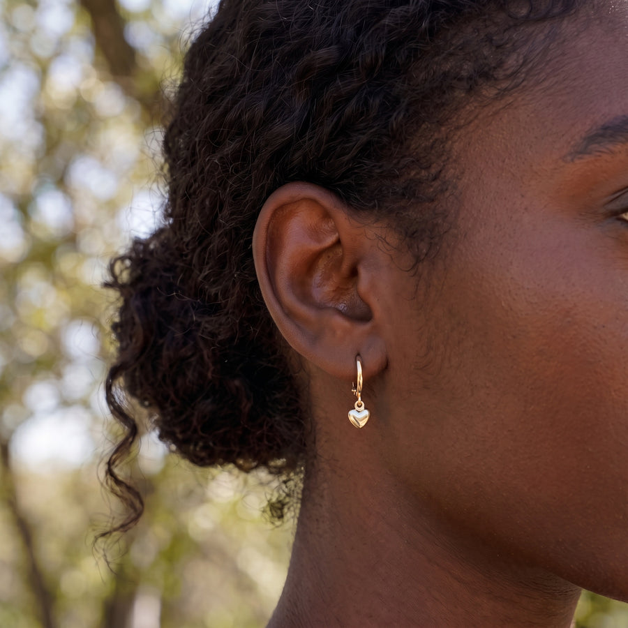 Puffy Heart Earrings