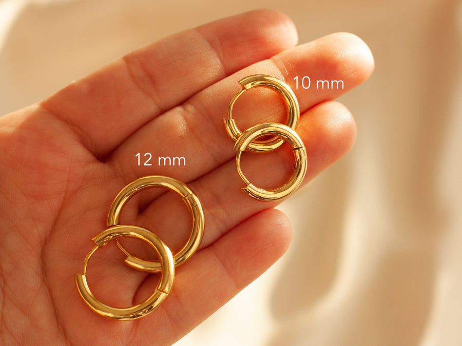 Simple Hoops - 10mm