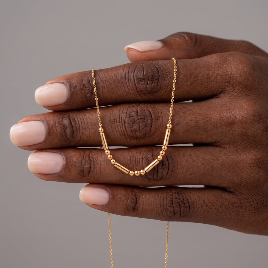 Morse Code Necklace
