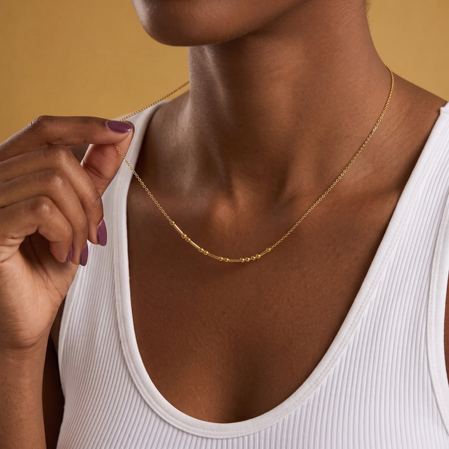 Morse Code Necklace