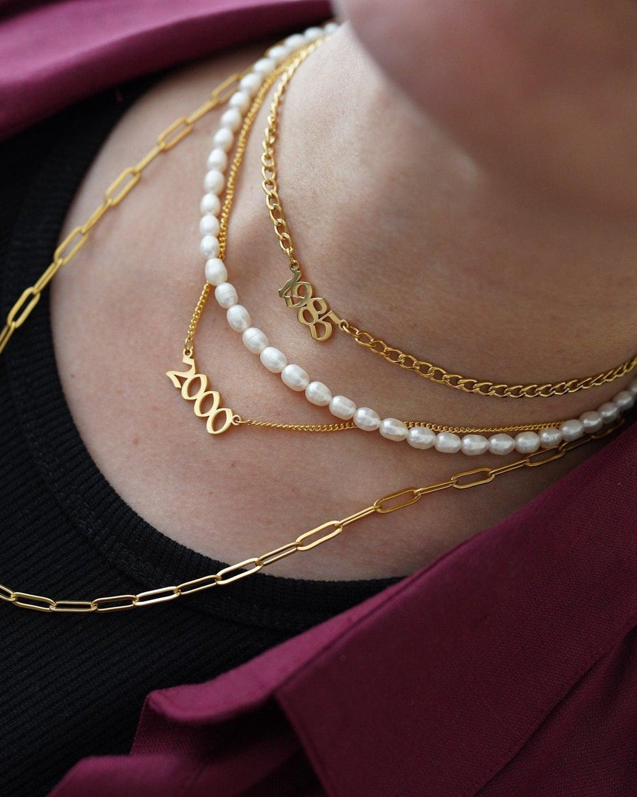 Birth Year Necklace - Babeina Jewelry