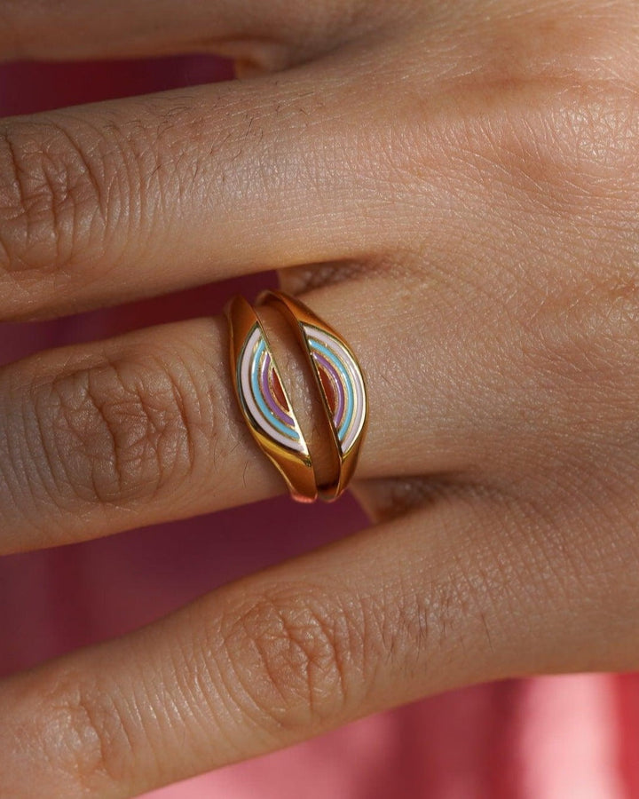 Rainbow Ring Set model