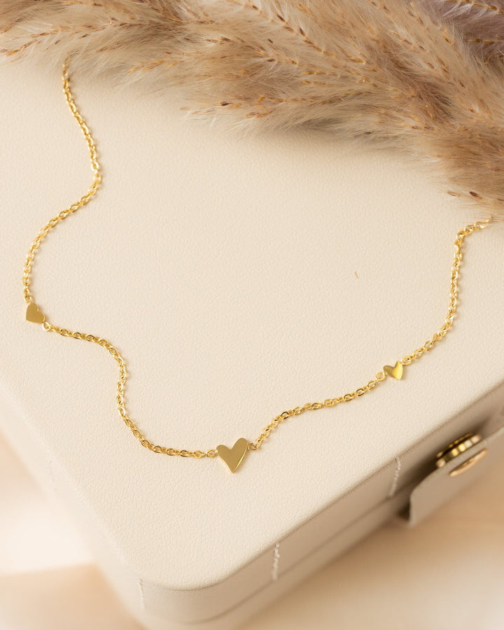 Multi  Heart Necklace model