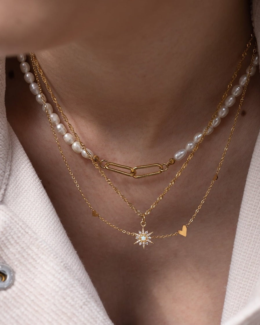 Multi  Heart Necklace