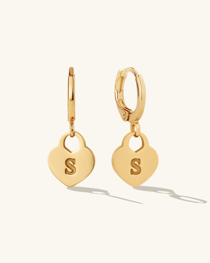 Engravable Heart Earrings