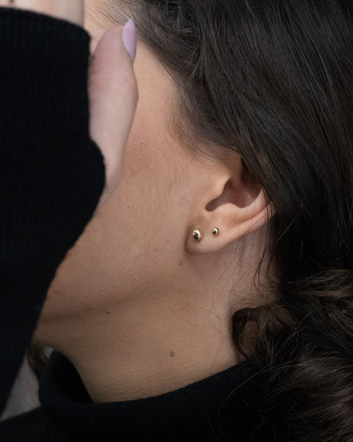 Ball Stud Earrings model