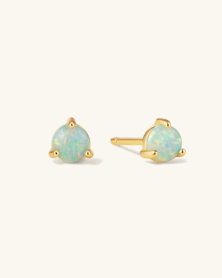 Dainty Opal Earrings
