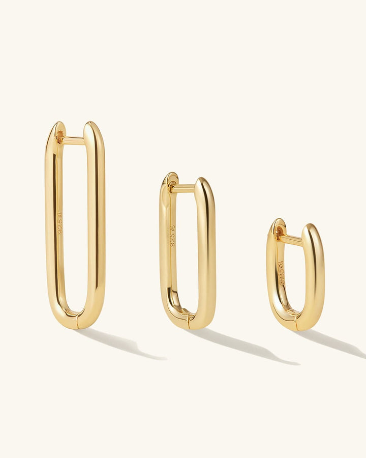 U Shaped Earrings