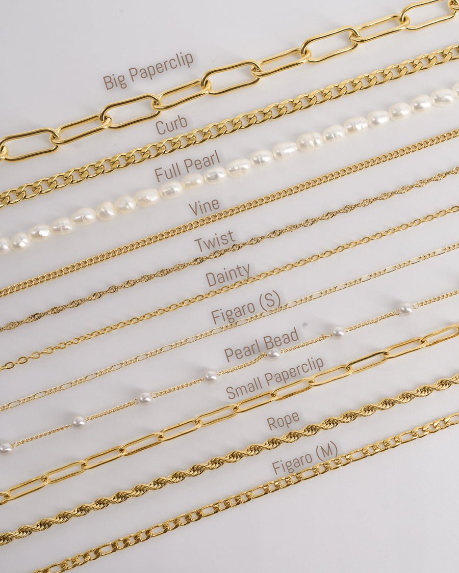 Old English Name Necklace