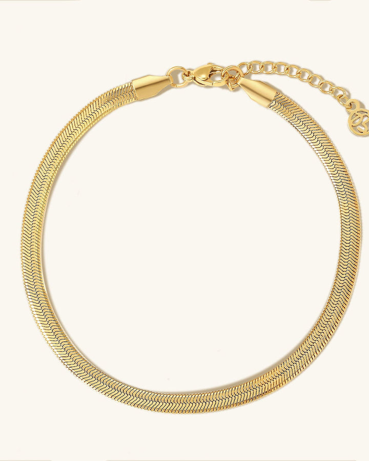 Herringbone Anklet