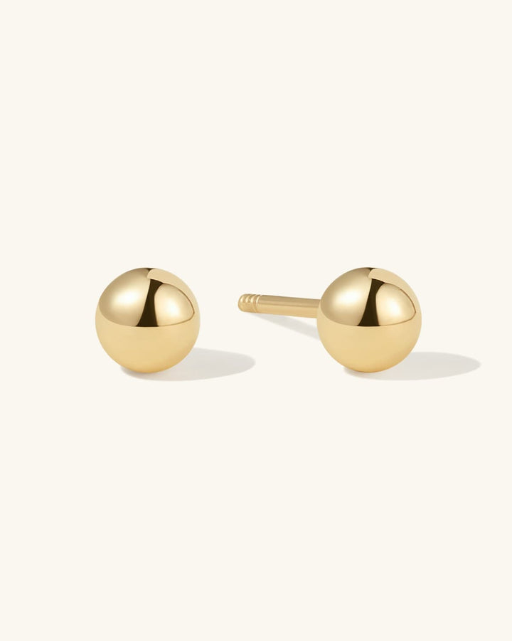 Ball Stud Earrings