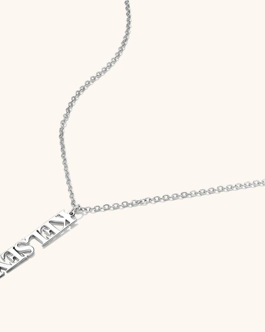 Vertical Name Necklace