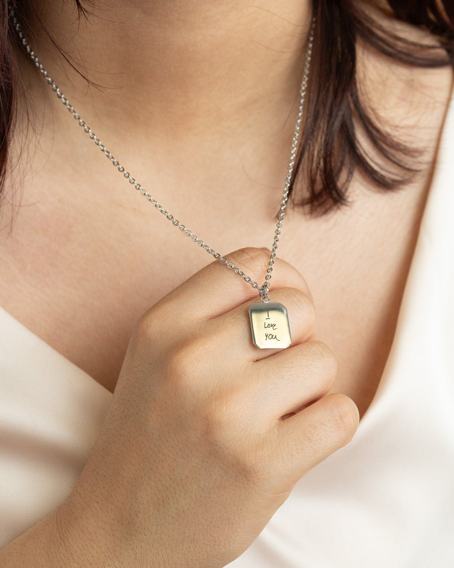 Engravable Birth Flower Necklace