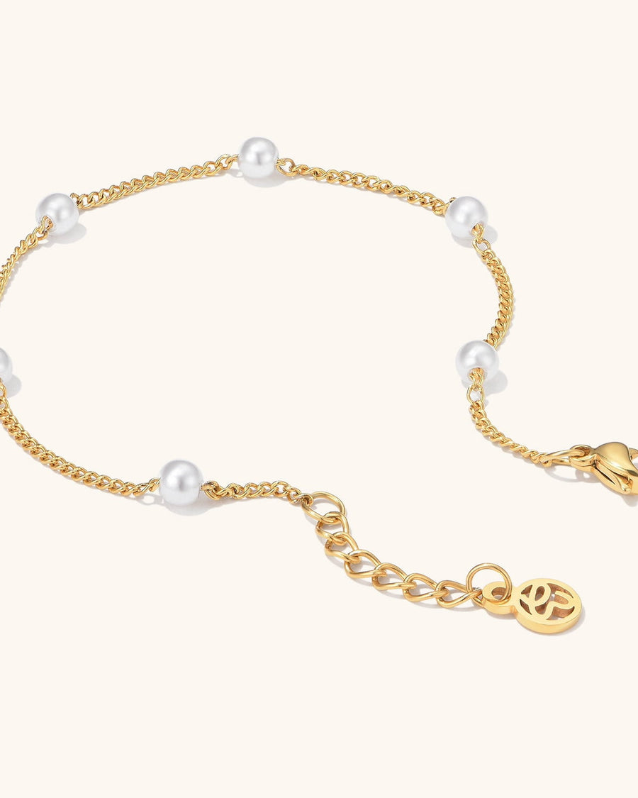 Satellite Pearl Chain Bracelet