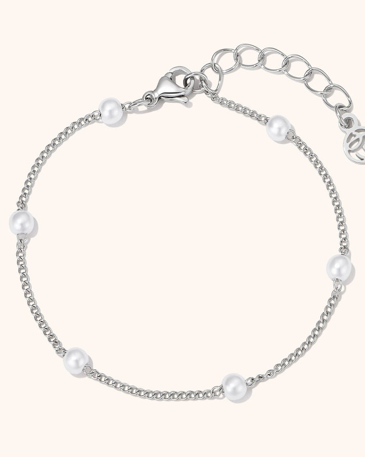 Satellite Pearl Chain Bracelet
