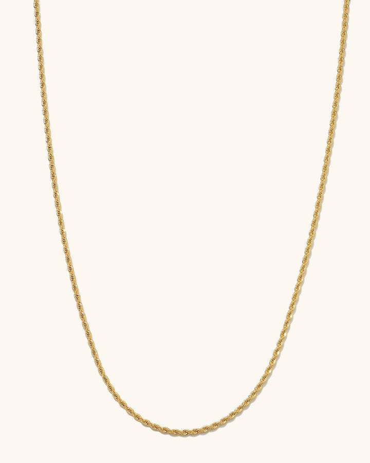 2mm Rope Chain Necklace