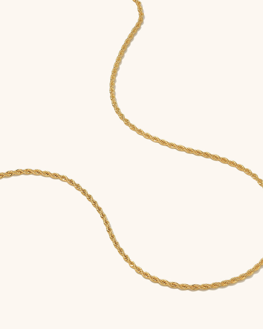 2mm Rope Chain Necklace