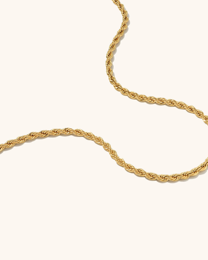 5mm Rope Chain Necklace model