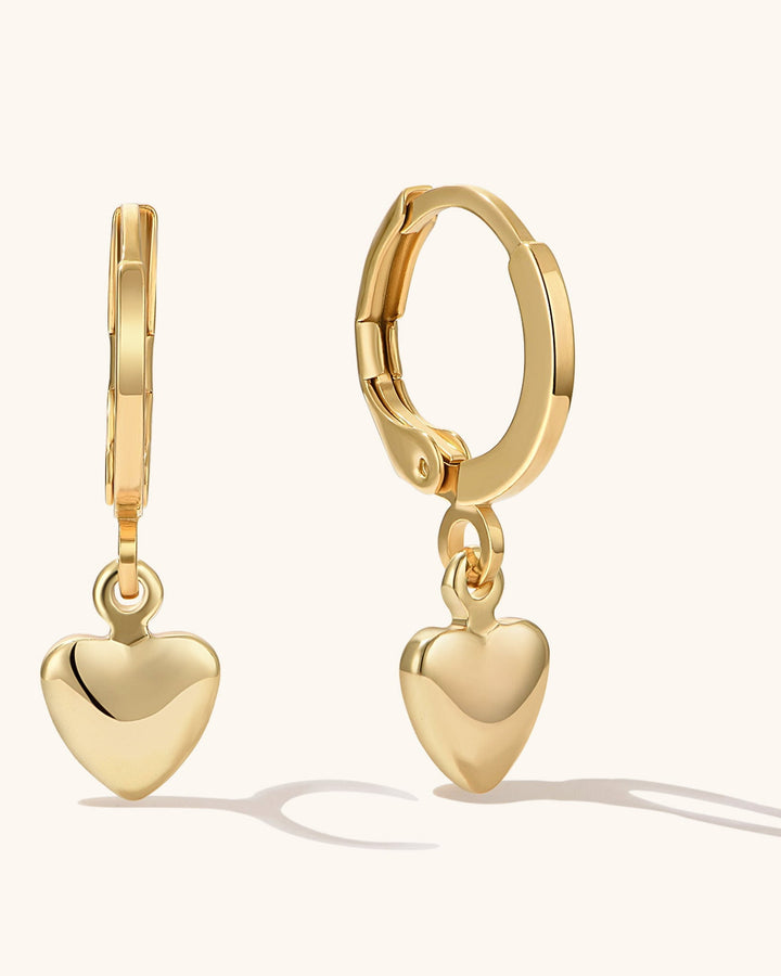 Puffy Heart Earrings