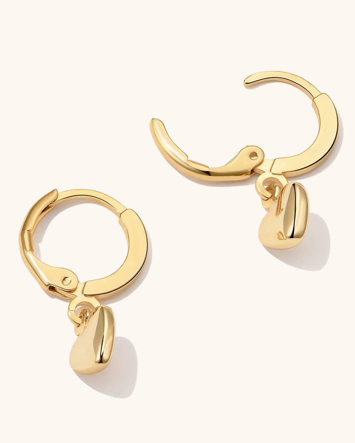 Puffy Heart Earrings model