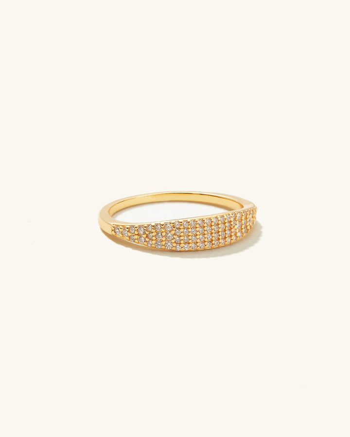 Pave Signet Ring