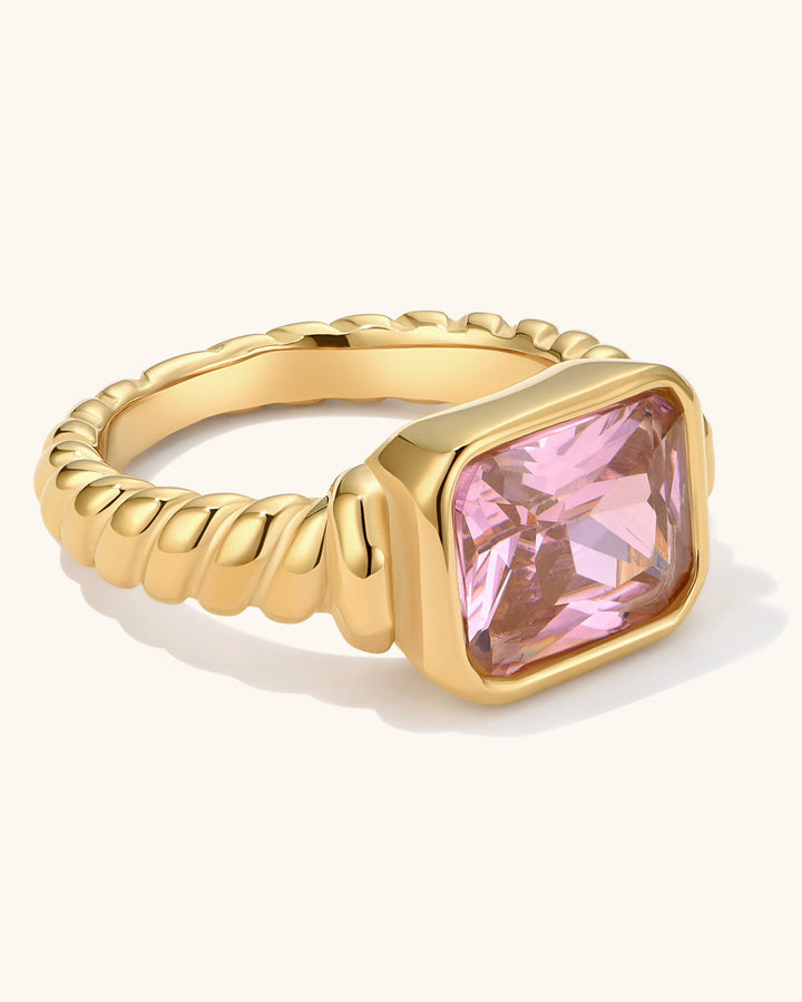 Twisted Signet Ring