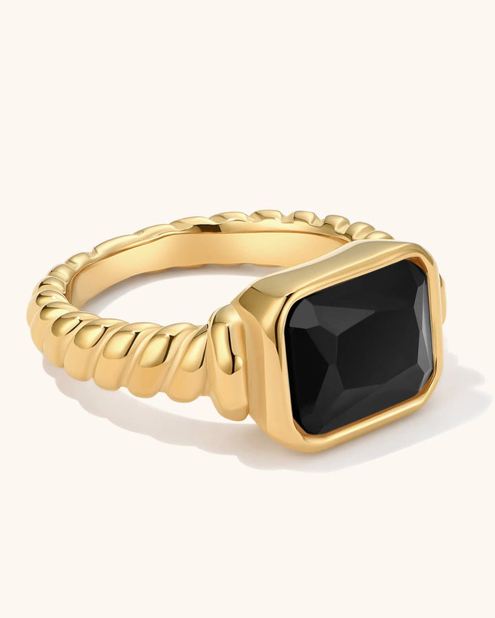 Twisted Signet Ring