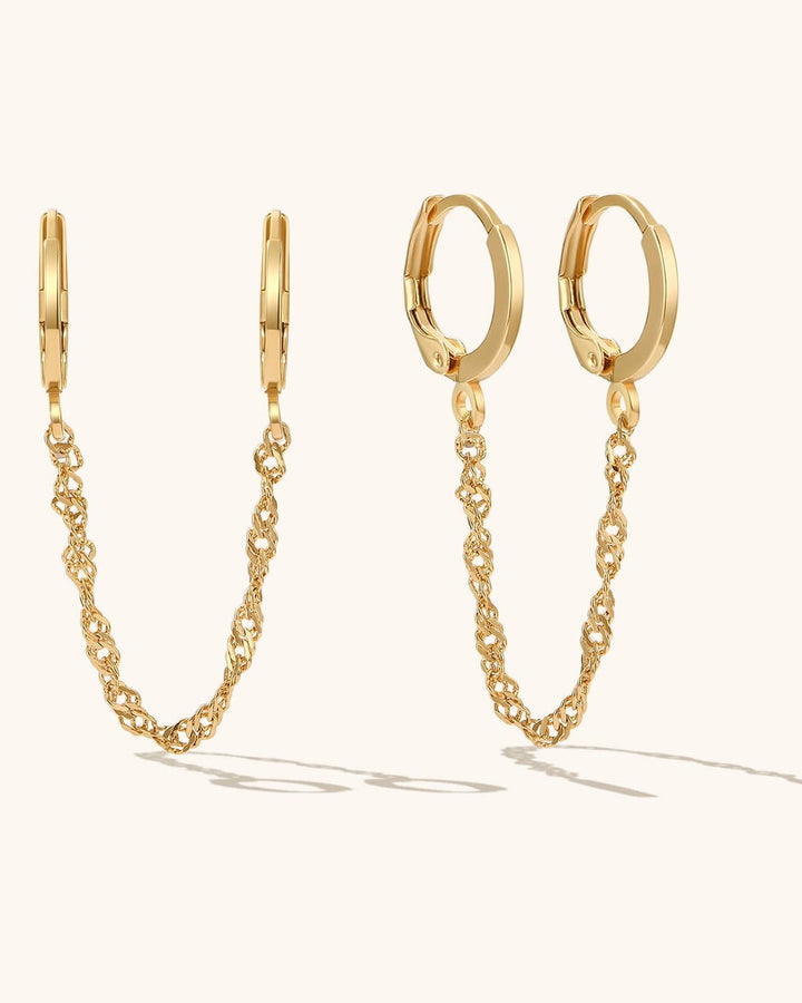 Double Handcuff / Earplug Holder Earrings model