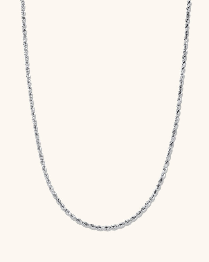 3mm Rope Chain Necklace