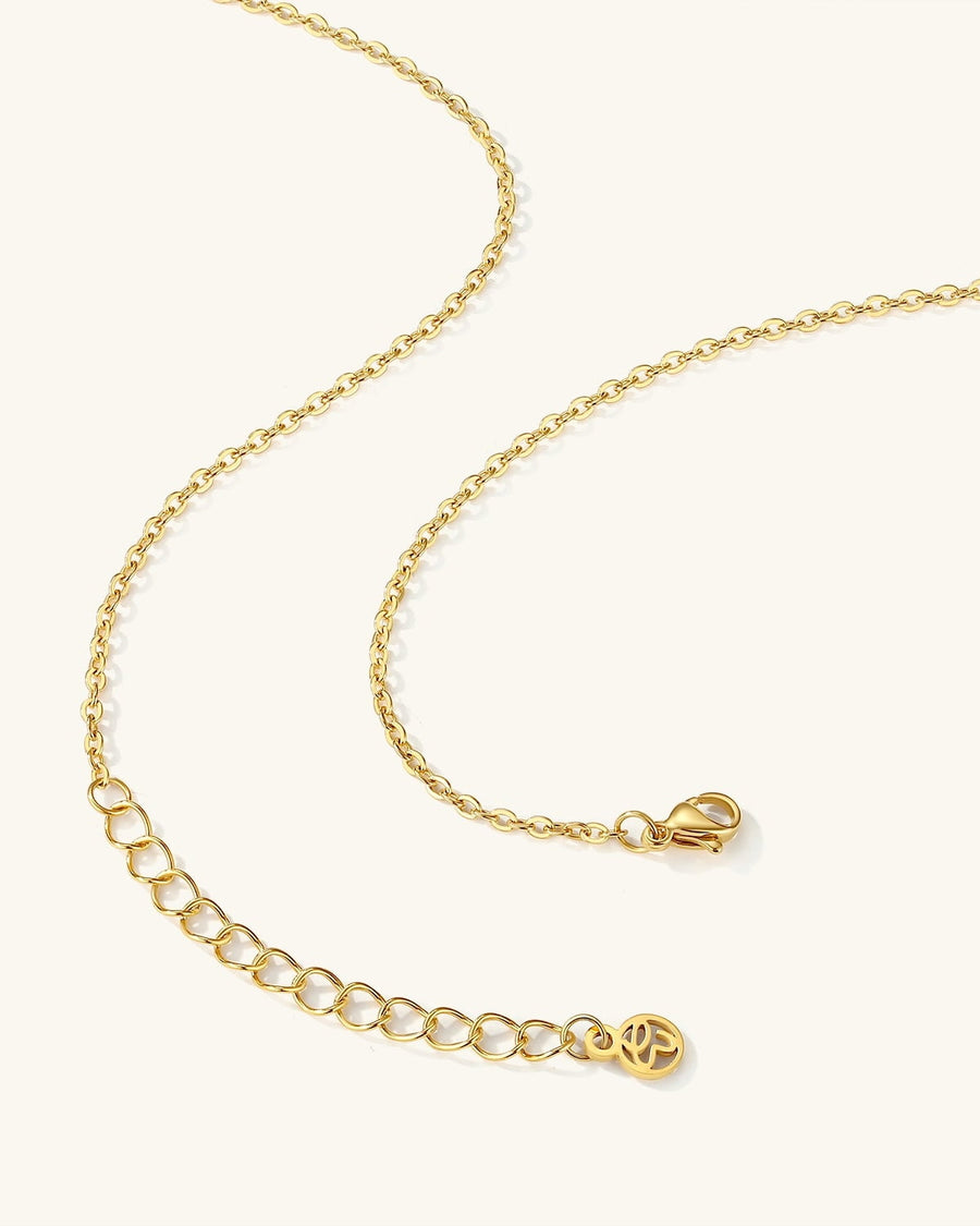 Old English Name Necklace